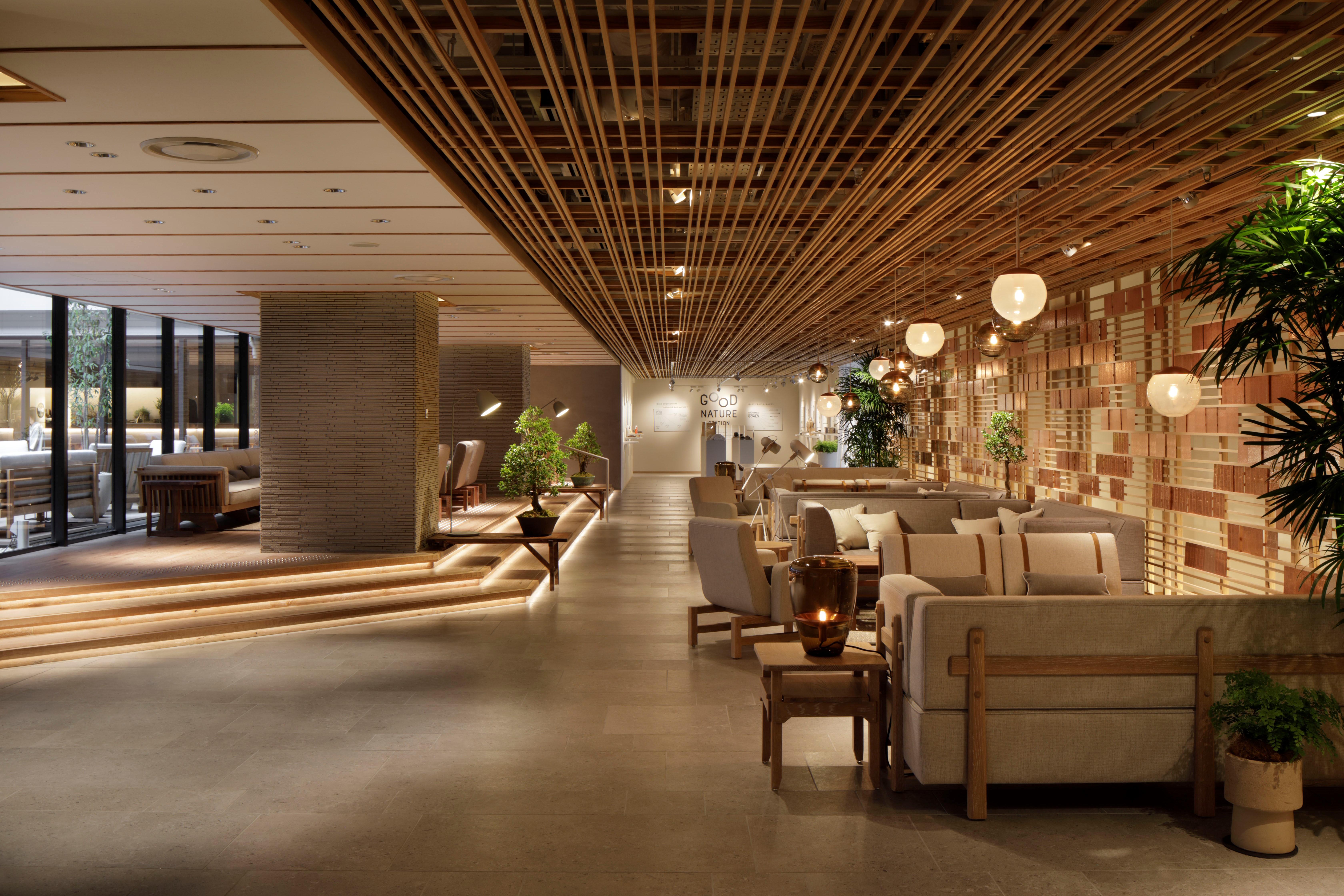 Good Nature Hotel Kyoto Eksteriør bilde The interior of the lounge