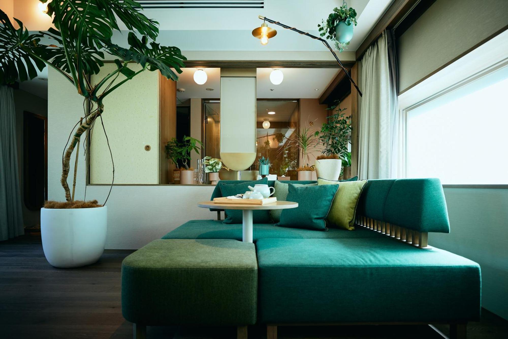 Good Nature Hotel Kyoto Eksteriør bilde The interior of the lounge